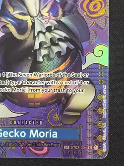 Gecko Moria Sec ST03-004 SP Special Alternate Art Card From One Piece TCG OP08 - Image 5