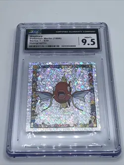 B6 Pokemon Magikarp #S20 Merlin Sticker Series 1 Topps Holo - CGC 9.5 - Image 1