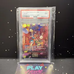 O-NAMI OP06-101 ALTERNATIVE ONE PIECE PSA 9 MINT GRADATA 2024 ENG INGLESE NAMI O - Image 1