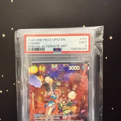 O-NAMI OP06-101 ALTERNATIVE ONE PIECE PSA 9 MINT GRADATA 2024 ENG INGLESE NAMI O - Image 2