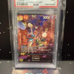 O-NAMI OP06-101 ALTERNATIVE ONE PIECE PSA 9 MINT GRADATA 2024 ENG INGLESE NAMI O - Image 3