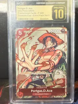 Pristine 10 Portgas D. Ace 2023 Event Pack P-028 One Piece POP 3!!!! - Image 1