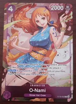 Bandai One Piece TCG O-Nami ST18-002 English Eb03 Dash Pack Foil - Image 1