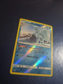Alolan Ninetales Rev Reverse Holo SM Burning Shadows Pokemon 28/147 Sun Moon - Image 3