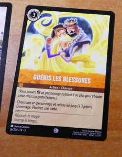 LORCANA TRADING CARD GAME TCG DISNEY CHAPITRE 3 CARTE GUERIS 26/204 FR NM - Image 1