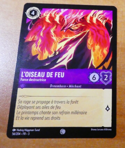 LORCANA TRADING CARD GAME TCG DISNEY CHAPITRE 3 L'OISEAU DE FEU 56/204 FR MINT - Image 1