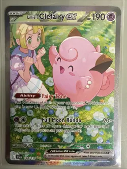 Pokemon TCG Lillie's Clefairy EX SIR 184/159 Grail Card Psa Ungraded Ace Chase - Image 1