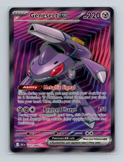 Genesect ex 161 2025 Pokemon S&V Black Bolt Full Art Ultra Rare Card NM+ - Image 1