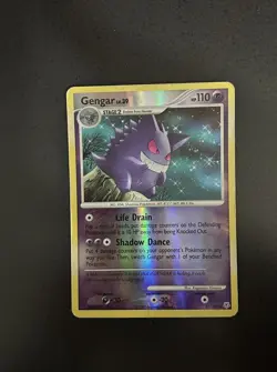 Pokemon Gengar Stage 2 Reverse Holo Rare 27/130 Diamond & Pearl 110 HP TCG Card - Image 1