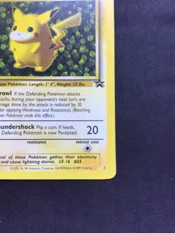 Pokemon Cards: Wizards Black Star Promo: Pikachu 1 - Image 4