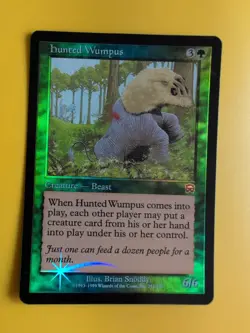 Hunted Wumpus. Beast Mercadian Masques. FOIL. Magic the Gathering Card. - Image 2