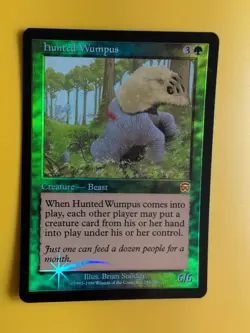 Hunted Wumpus. Beast Mercadian Masques. FOIL. Magic the Gathering Card. - Image 3