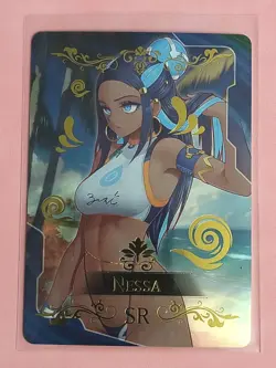 Pokemon TCG Nessa Trainer Full Art Foil Anime Trading Card [Rarity SR] - Image 1