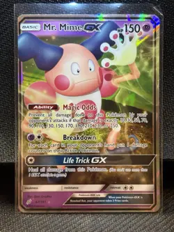 Mr. Mime GX 67/181 Team Up NM Ultra Rare Pokemon Card - Image 1