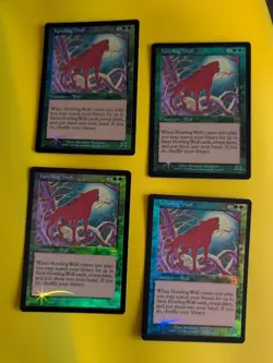 Howling Wolf x4 playset. Mercadian Masques. FOIL. Magic the Gathering Card. - Image 2