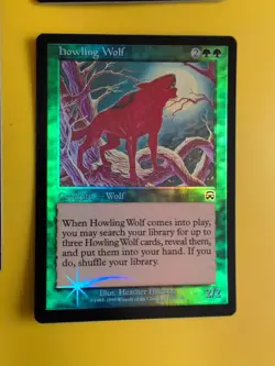 Howling Wolf x4 playset. Mercadian Masques. FOIL. Magic the Gathering Card. - Image 3