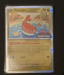 Tatsugiri SVP118 Black Star Promo Scarlet & Violet Holo Pokemon Card SVP 118 - Image 1