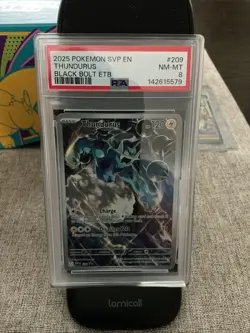 Thundurus 209 Sv: Scarlet & Violet Promo Cards Holo PSA 8 - Image 1