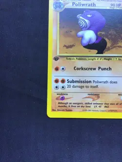 Pokemon Cards: Neo Discovery 1st Edition Rare: Poliwrath 28/75 - Image 5