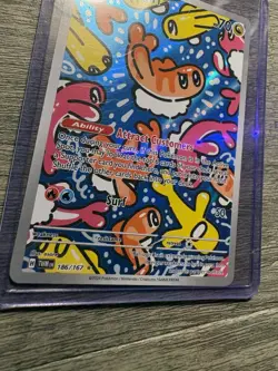 Pokemon Tatsugiri Illustration Rare 186/167 Twilight Masquerade Holo Card - Image 2
