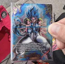 Bandai Dragon Ball Super Card Game Gogeta Energy Marker Foil (GOLDEN MARKER) - Image 1