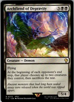 Magic | FIC | Archfiend of Depravity | 273 | NM - Image 1