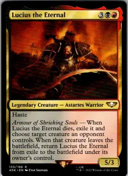 Magic | 40K | Lucius the Eternal | 130 | NM - Image 1