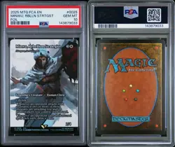 Minwu, Rebellion Strategist (Showcase Foil) - #25 - Final Fantasy - PSA 10 - Image 3