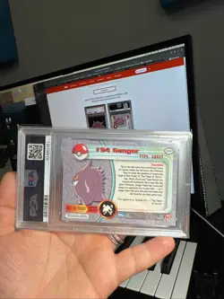 GENGAR PSA 10 holo 2000 Topps Pokemon TV Animation Series 2 Foil #94 LOW POP 35 - Image 4