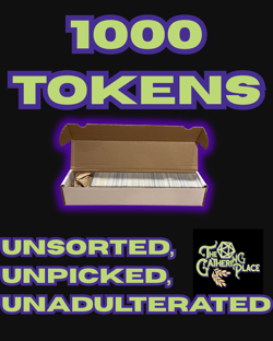 MTG 1000 Tokens Assorted Lot. Unpicked Unsearched Magic the Gathering - Image 1