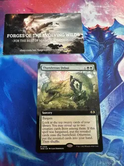 Thunderous Debut Extended Art Wilds of Eldraine - Image 1