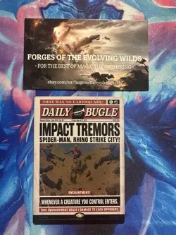 Impact Tremors Foil Marvel's Spider-Man: Daily Bugle Breaking News Secret Lair - Image 1