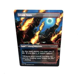 Steam Vents (Borderless) Lorwyn Eclipsed MTG Magic The Gathering - Image 2