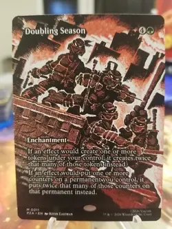 Doubling Season - Borderless - English Magic the Gathering MTG TMNT - Image 1