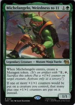 Michelangelo, Weirdness to 11 - Teenage Mutant Ninja Turtles - 121 NM - Image 1