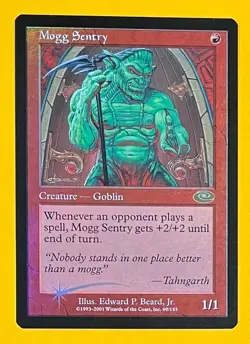MTG MOGG SENTRY (Foil) Planeshift (OldManMTG 012-430) - Image 1
