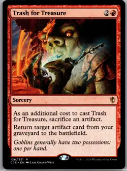 Trash for Treasure R Commander 2016 136 NM Normal - Image 1