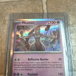 Pokemon TCG Mewtwo Scarlet & Violet-151 150/165 Reverse Holo Holo Rare - Image 2