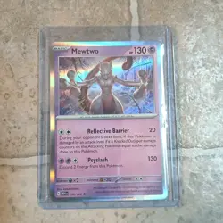 Pokemon TCG Mewtwo Scarlet & Violet-151 150/165 Reverse Holo Holo Rare - Image 4