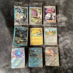 Pokemon Promo Card Lot Charizard X ex Dragonite V Eevee Sylveon Clefairy + More! - Image 2