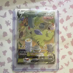 Pokemon Tyranitar V Full Art Ultra Rare Single Strike Holo 155/163 Battle Styles - Image 1