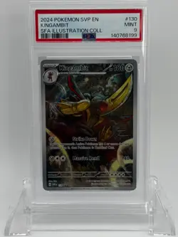 2024 Pokemon Kingambit #130 PSA 9 Illustration Collection Promo - Image 1