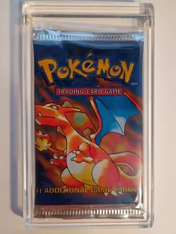 1999 Pokemon Base Set Booster Pack WOTC (Charizard Art) - Image 1