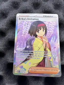 Pokemon TCG Erika's Invitation Scarlet Violet-151 196/165 Holo Ultra Rare NM - Image 1