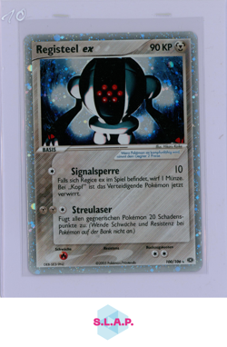 REGISTEEL EX POKEMON 100 2005 EX EMERALD ULTRA RARE HOLO GERMAN - Image 1