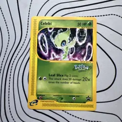 Celebi 50/53 Wotc Black Star Promo Pokemon LP - Image 1