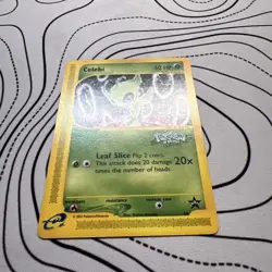 Celebi 50/53 Wotc Black Star Promo Pokemon LP - Image 2