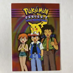 Pokemon Tv Animation Edition Series 2 Checklist Foil Blue Logo 2000 LP - Image 1