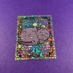 Pokemon Weezing Merlin Sticker Holo S17 Prism Series 2 Vintage Sticker - Image 1