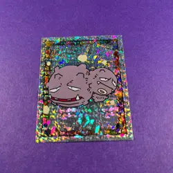 Pokemon Weezing Merlin Sticker Holo S17 Prism Series 2 Vintage Sticker - Image 2